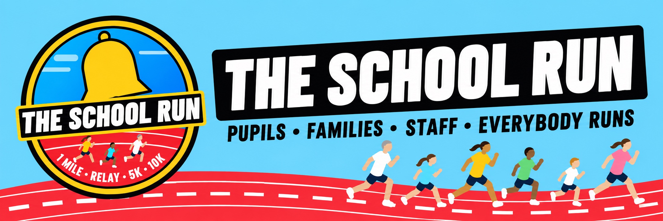 The School Run. Pupils, families, staff: everybody runs.